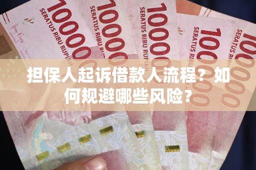 济南担保人起诉借款人流程？如何规避哪些风险？