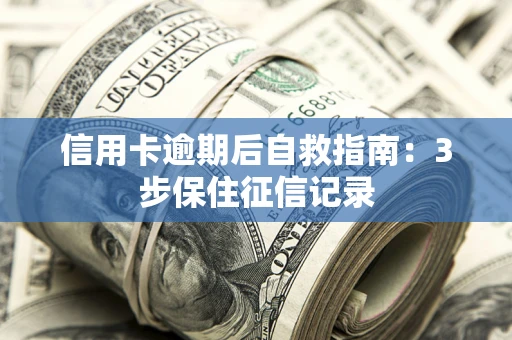 济南信用卡逾期后自救指南：3步保住征信记录