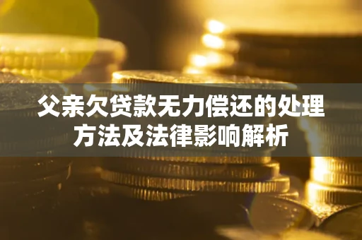 济南父亲欠贷款无力偿还的处理方法及法律影响解析